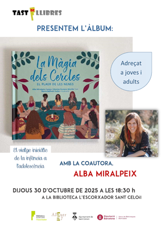 Presentació de l'àlbum La màgia dels cercles, amb la coautora Alba Miralpeix | 