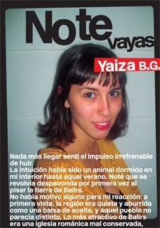 NO TE VAYAS | 9788424646202 | B.G., YAIZA