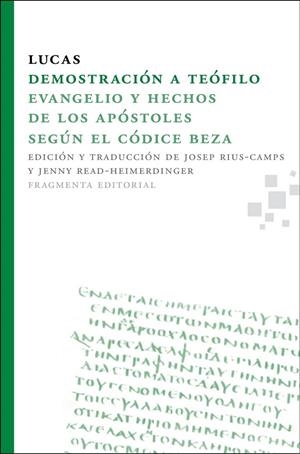DEMOSTRACIÓN A TEÓFILO | 9788492416523 | LUCAS