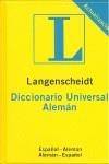DICCIONARIO UNIVERSAL ALEMÁN/ESPAÑOL | 9783468961137 | VARIOS AUTORES