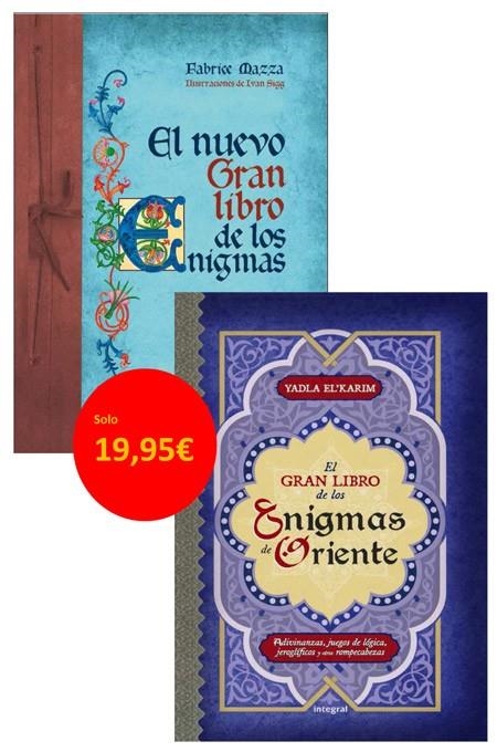 NUEVO GRAN LIBRO DE LOS ENIGMAS + EL GRAN LIBRO DE LOS ENIGMAS DE ORIENT | 9788490560945 | MAZZA , FABRICE
