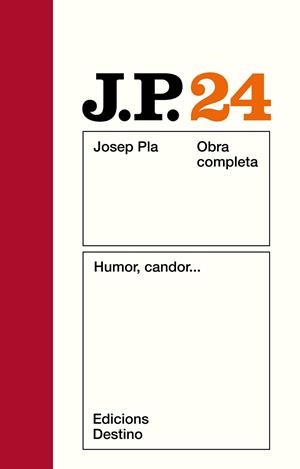 PLA O.C. 24 : HUMOR, CANDOR... | 9788423307678 | Pla, Josep
