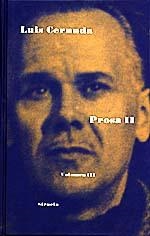 PROSA II. VOLUMEN III (LUIS CERNUDA) | 9788478442201 | CERNUDA,LUIS