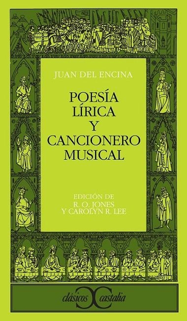 POESIA LIRICA ; CANCIONERO MUSICAL | 9788470391910 | ENCINA, JUAN DEL
