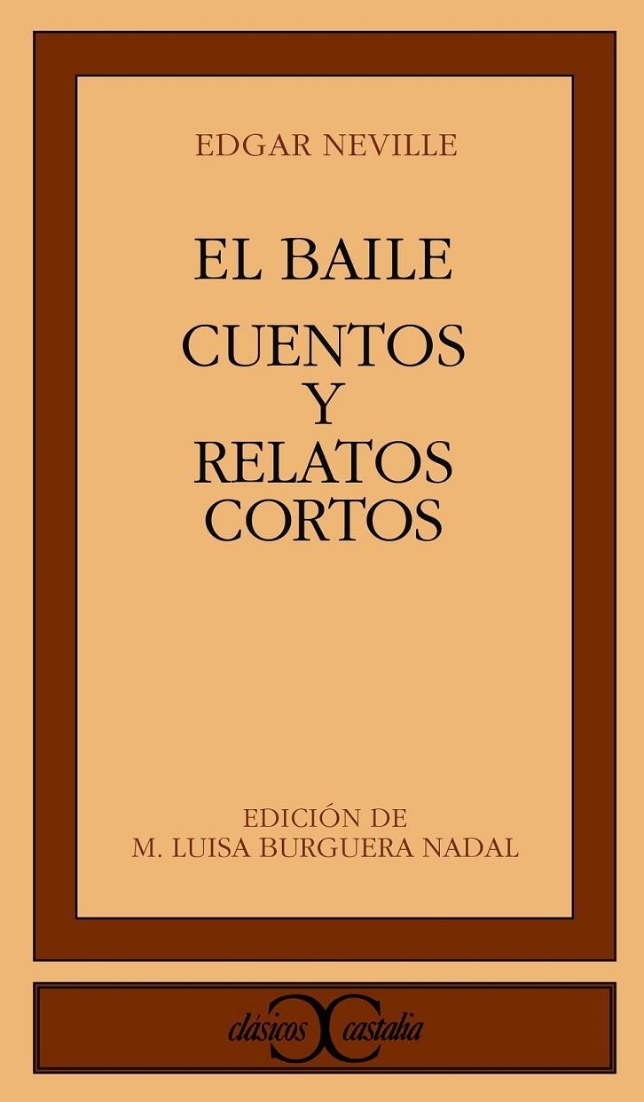 BAILE;CUENTOS Y RELATOS CORTOS | 9788470397318 | NEVILLE, EDGAR