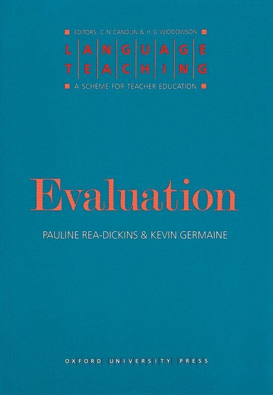EVALUATION | 9780194371384 | GERMAINE, KEVIN/REA-DICKINS, PAULINE