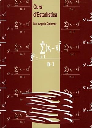 CURS D'ESTADISTICA | 9788489727502 | COLOMER, MARIA ANGELS