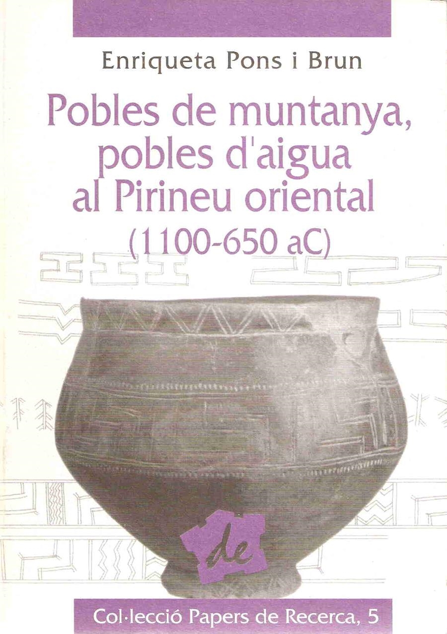 POBLES DE MUNTANYA, POBLES D'AIGUA AL PIRINEU ORIENTAL | 9788488589798 | PONS BRUN, ENRIQUETA