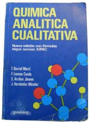 QUIMICA ANALITICA CUALITATIVA | 9788428312530 | Burriel Marti, Fernando, etc.