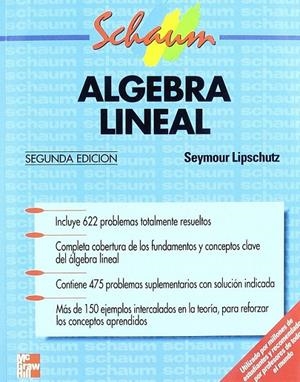 ALGEBRA LINEAL | 9788476157589 | Lipschutz, Seymour