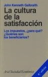 CULTURA DE LA SATISFACCION, LA | 9788434414068 | GALBRAITH, JOHN KENNETH