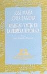 REALIDAD Y MITO DE LA PRIMERA REPUBLICA | 9788423919949 | Jover Zamora, José María