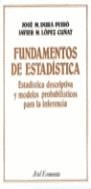 FUNDAMENTOS DE ESTADISTICA | 9788434420311 | Durá Peiró, José ; López Cuñat, Javier