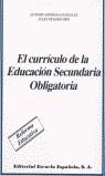 CURRICULO DE LA EDUCACION SECUNDARIA OBLIGATORIA | 9788433105356 | ESPINOSA