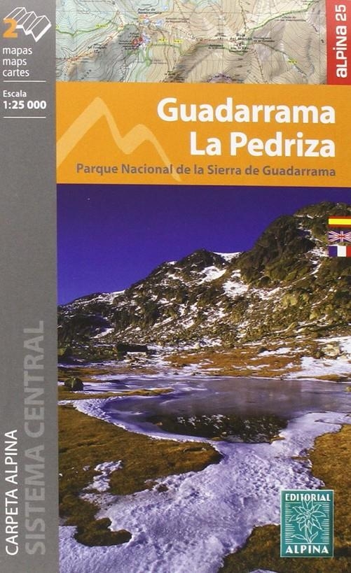 GUADARRAMA LA PEDRIZA [2 MAPAS] 1:25.000 -ALPINA | 9788480905664 | ALPINA, EDITORIAL