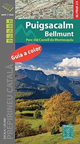 PUIGSACALM BELLMUNT 1:25.000 -ALPINA | 9788480906760 | ALPINA