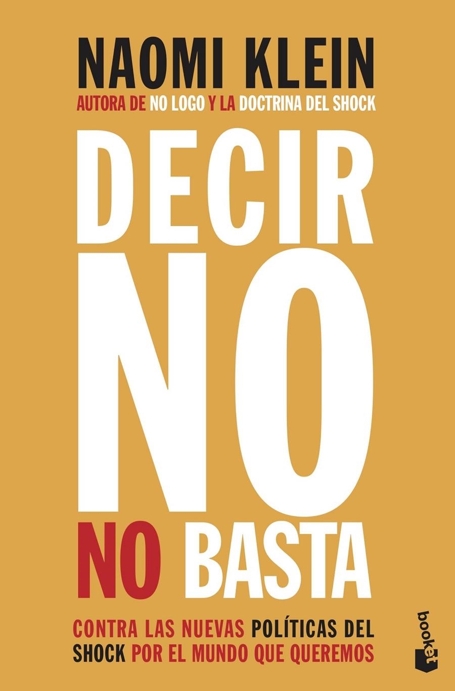 DECIR NO NO BASTA | 9788408222514 | KLEIN, NAOMI