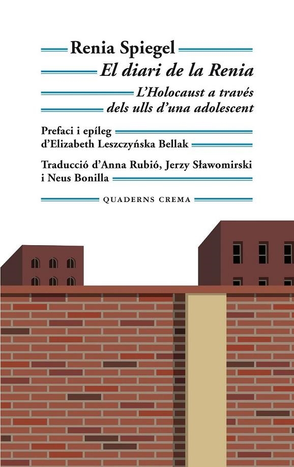 DIARI DE LA RENIA | 9788477276197 | SPIEGEL, RENIA