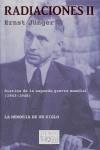 RADIACIONES II: DIARIOS DE LA SEGUNDA GUERRA MUNDIAL (1943-1 | 9788483104422 | JUNGER, ERNEST
