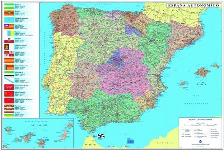 MAPA MURAL ESPAÑA PORTUGAL | 9782067150188 | VARIOS AUTORES