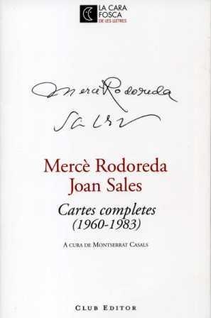 CARTES COMPLETES 1960-1983 RODOREDA - SALES | 9788473291316 | RODOREDA, MERCE/SALES, JOAN
