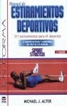 MANUAL DE ESTIRAMINETOS DEPORTIVOS | 9788479022372 | ALTER, MICHAEL J.