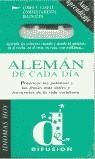 ALEMAN DE CADA DIA.LIBRO Y CASSETTE | 9788487099939 | VARIOS