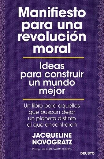 MANIFIESTO PARA UNA REVOLUCIÓN MORAL | 9788423431953 | NOVOGRATZ, JACQUELINE