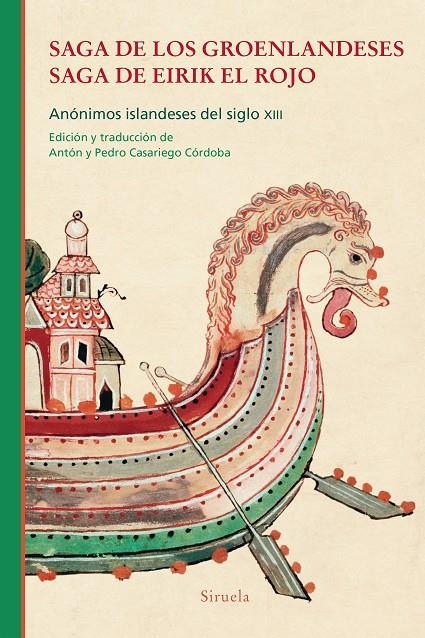 SAGA DE LOS GROENLANDESES. SAGA DE EIRIK EL ROJO | 9788418708589 | ANÓNIMOS ISLANDESES DEL SIGLO XIII,