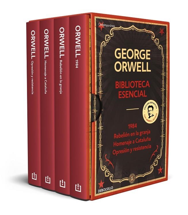BIBLIOTECA ESENCIAL GEORGE ORWELL (1984 | REBELIÓN EN LA GRANJA | HOMENAJE A CAT | 9788466357777 | ORWELL, GEORGE (1903-1950)