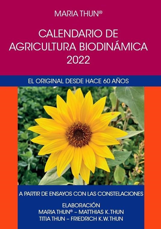 2022 CALENDARIO DE AGRICULTURA BIODINAMICA | 9788418919046 | MARIA THUN