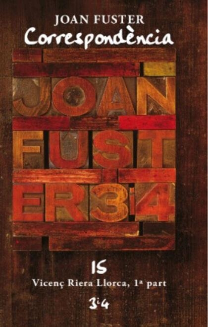 CORRESPONDENCIA, VOL. 15 | 9788416789894 | FUSTER, JOAN