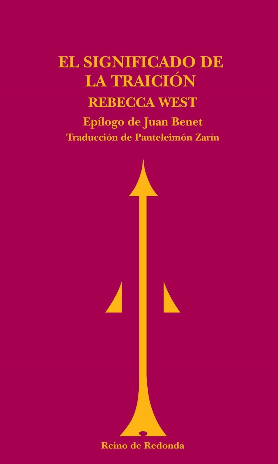 SIGNIFICADO DE LA TRAICIÓN | 9788493688714 | WEST, REBECCA