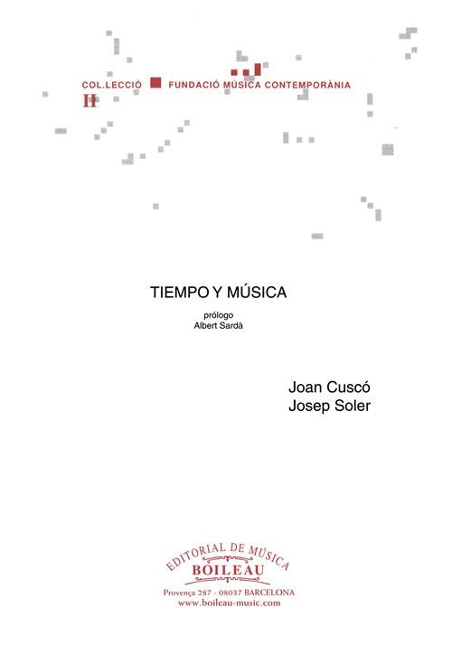 TIEMPO Y MÚSICA | 9788480206310 | CUSCÓ, JOAN/SOLER, JOSEP