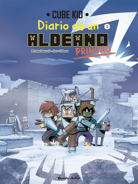 MINECRAFT. DIARIO DE UN ALDEANO PRINGAO. CÓMIC 5 | 9788408271826 | CUBE KID