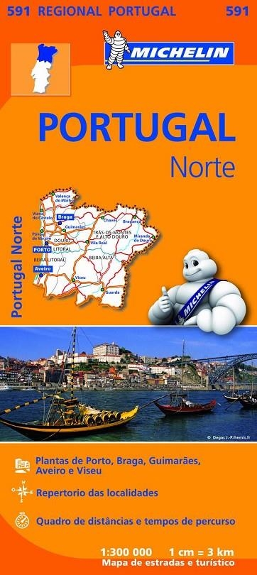 MAPA REGIONAL PORTUGAL NORTE | 9782067184732 | VARIOS AUTORES