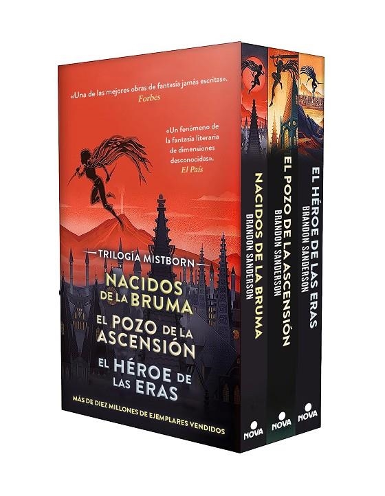 ESTUCHE TRILOGÍA MISTBORN (NACIDOS DE LA BRUMA | EL POZO DE LA ASCENSIÓN | EL HÉ | 9788419260239 | SANDERSON, BRANDON