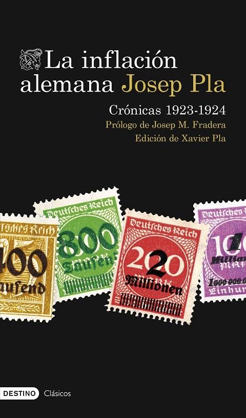 INFLACIÓN ALEMANA. CRÓNICAS 1923-1924 | 9788423363940 | PLA, JOSEP