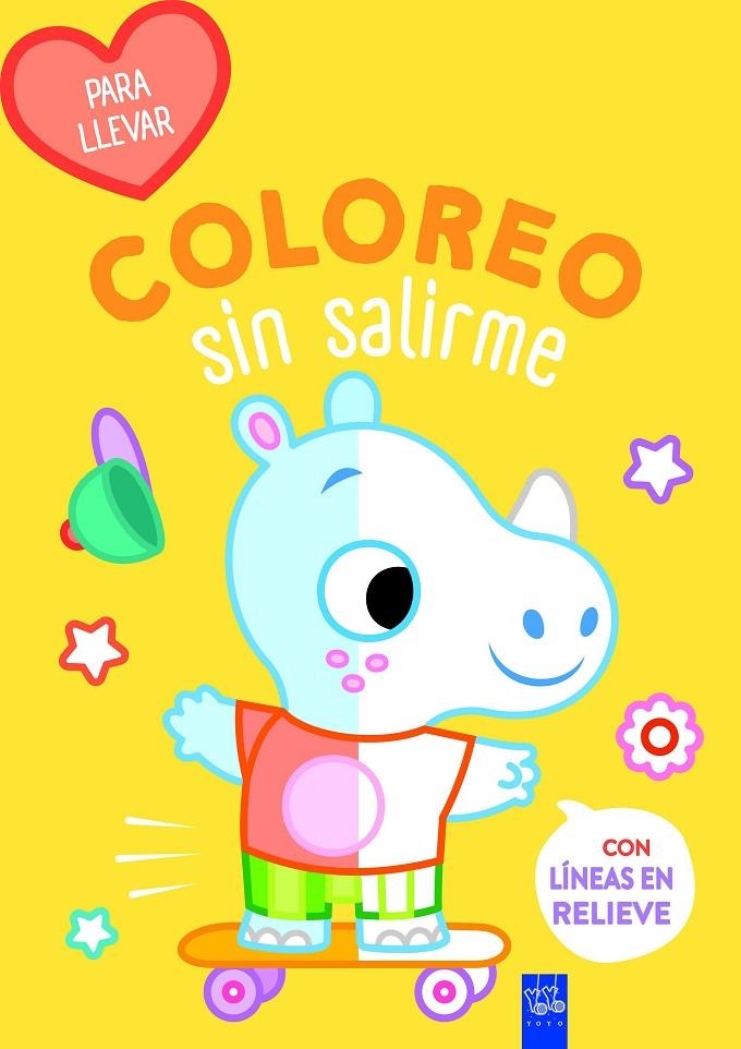 COLOREO SIN SALIRME-PARA LLEVAR. RINOCERONTE | 9788408278146 | YOYO