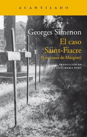 CASO SAINT-FIACRE, EL | 9788417346133 | SIMENON, GEORGES