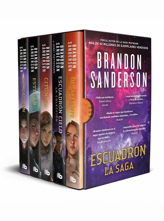 ESTUCHE ESCUADRÓN (CONTIENE: ESCUADRÓN | ESTELAR | CITÓNICA | ESCUADRÓN CIELO | | 9788413149608 | SANDERSON, BRANDON