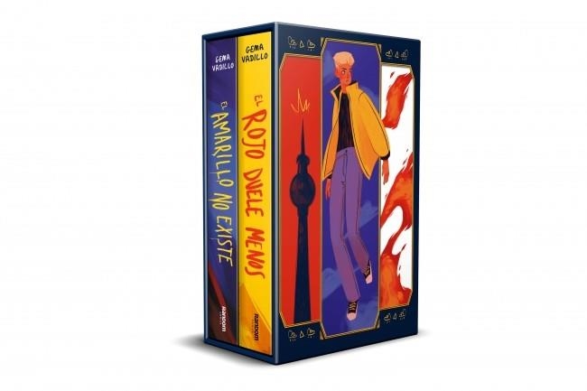 ESTUCHE BILOGÍA GEMA VADILLO: EL AMARILLO NO EXISTE | EL ROJO DUELE MENOS | 9788419441768 | VADILLO, GEMA