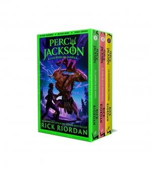 PERCY JACKSON Y LOS DIOSES DEL OLIMPO (ESTUCHE CON: EL LADRÓN DEL RAYO|EL MAR DE | 9788419868541 | RIORDAN, RICK