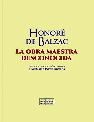 OBRA MAESTRA DESCONOCIDA | 9791387624538 | BALZAC, HONORE DE (1799-1850)