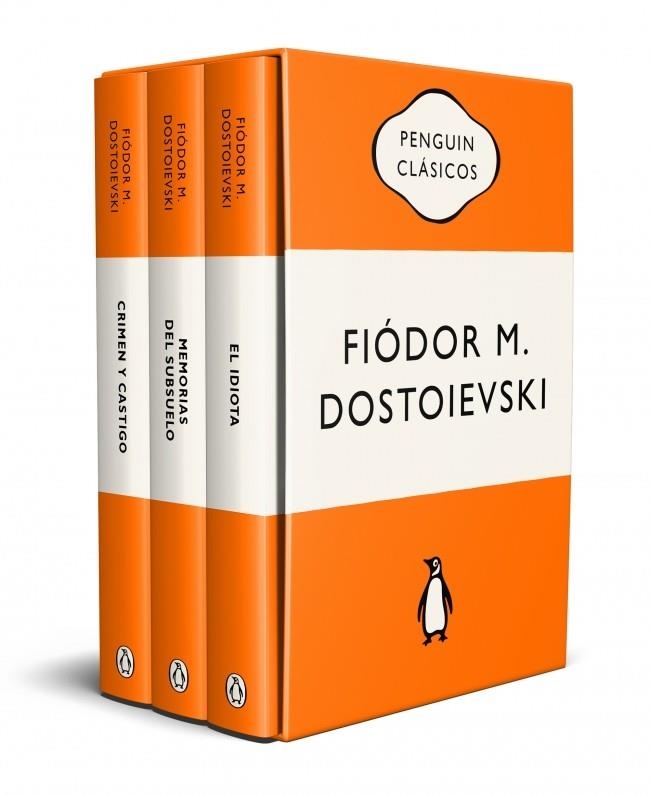 ESTUCHE DOSTOIEVSKI (CONTIENE: CRIMEN Y CASTIGO | MEMORIAS DEL SUBSUELO | EL IDI | 9788491058182 | DOSTOIEVSKI, FIÓDOR M.