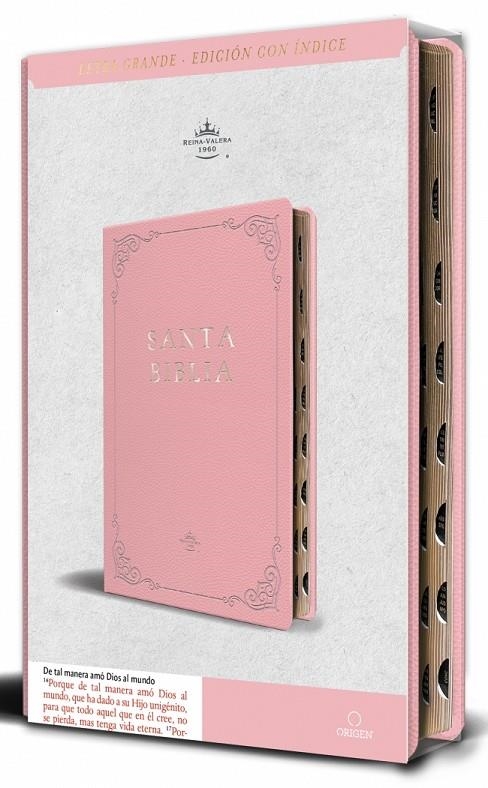 BIBLIA RVR 1960 SIMIL PIEL ROSADA TAMAÑO MANUAL NOMBRES DE DIOS | 9798890982131 | REINA VALERA REVISADA
