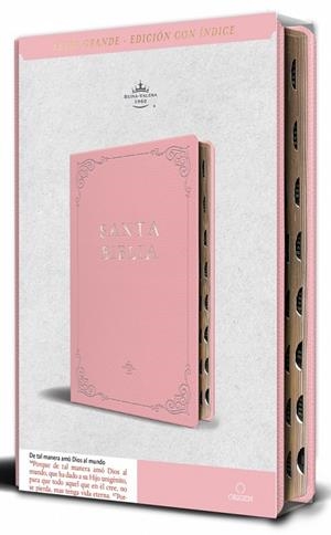 BIBLIA RVR 1960 SIMIL PIEL ROSADA TAMAÑO MANUAL NOMBRES DE DIOS | 9798890982131 | REINA VALERA REVISADA