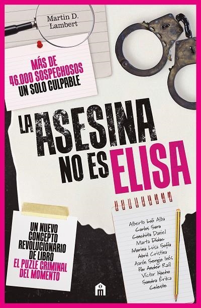 ASESINA NO ES ELISA. UN LIBRO PUZLE CRIMINAL CON MÁS DE 46.000 SOSPECHOSOS | 9791259578990 | D. LAMBERT, MARTIN