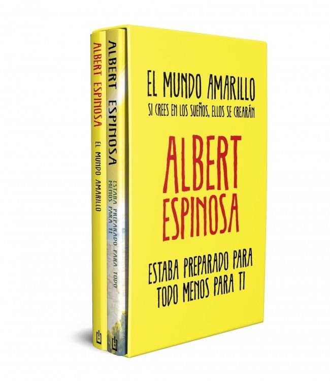 ESTUCHE ALBERT ESPINOSA (CONTIENE: EL MUNDO AMARILLO Y ESTABA PREPARADO PARA TOD | 9788466392709 | ESPINOSA, ALBERT